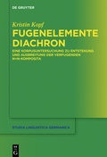 Cover: Fugenelemente diachron - De Gruyter