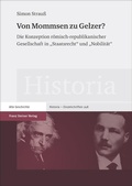 Cover: Von Mommsen zu Gelzer? - Franz Steiner Verlag