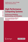 Cover: High Performance Computing Systems. Performance Modeling, Benchmarking, and Simulation - Springer