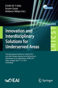 Abbildung von: Innovation and Interdisciplinary Solutions for Underserved Areas - Springer