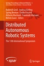 Cover: Distributed Autonomous Robotic Systems - Springer