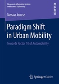 Cover: Paradigm Shift in Urban Mobility - Springer Gabler