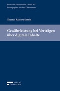 Cover: Gew&auml;hrleistung bei Vertr&auml;gen &uuml;ber digitale Inhalte - Verlag &Ouml;sterreich