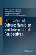 Cover: Digitisation of Culture: Namibian and International Perspectives - Springer