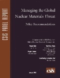 Cover: Managing the Global Nuclear Materials Threat - Centre for Strategic & International Studies,U.S.