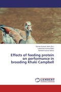 Cover: Effects of feeding protein on performance in brooding Khaki Campbell - LAP Lambert Academic Publishing