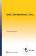 Cover: Double (Non-)Taxation and EU Law - Kluwer Law International