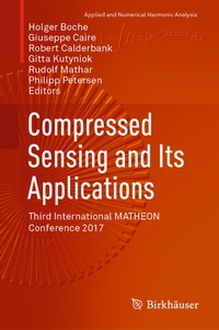 Abbildung von: Compressed Sensing and Its Applications - Birkhäuser