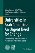 Cover: Universities in Arab Countries: An Urgent Need for Change - Springer