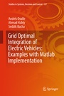 Cover: Grid Optimal Integration of Electric Vehicles: Examples with Matlab Implementation - Springer