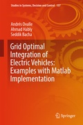 Cover: Grid Optimal Integration of Electric Vehicles: Examples with Matlab Implementation - Springer