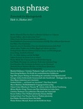 Cover: sans phrase - &ccedil;a-ira-Verlag