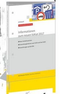 Abbildung von: Informationen zum neuen VzKat 2017 - Deichmann + Fuchs