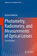Cover: Photometry, Radiometry, and Measurements of Optical Losses - Springer