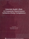 Cover: Internal Audit's Role in Corporate Governance - The Institute of Internal Auditors