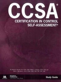 Enlarge image Cover: Certification in Control Self-Assessment (CCSA®) Study Guide - The Institute of Internal Auditors
