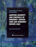 Cover: Auditing Security and Controls of Windows&reg; Server 2000 and Windows&reg; Server 2003 - The Institute of Internal Auditors