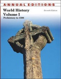 Cover: Annual Editions: World History, Volume I - McGraw Hill Higher Education
