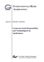 Bild: Corporate Social Responsibility und Nachhaltigkeit im Agribusiness - Cuvillier Verlag eBooks