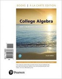 Enlarge image Cover: College Algebra - Pearson