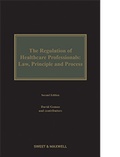 Cover: The Regulation of Healthcare Professionals - Sweet & Maxwell