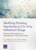 Cover: Identifying Promising Approaches to U.S. Army Institutional Change - RAND