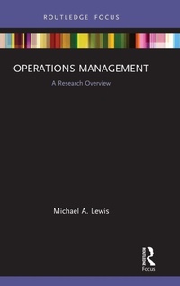 Enlarge image Cover: Operations Management - Routledge