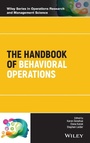 Cover: The Handbook of Behavioral Operations - Wiley