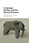 Cover: Language, Syntax, and the Natural Sciences - Cambridge University Press