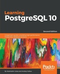 Cover: Learning PostgreSQL 10 - Second Edition - Packt Publishing