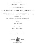 Cover: The Arctic Whaling Journals of William Scoresby the Younger (1789-1857) - Hakluyt Society