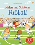 Cover: Malen und Stickern: Fu&szlig;ball - Usborne