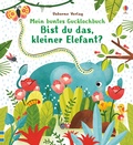 Cover: Mein buntes Gucklochbuch: Bist du das, kleiner Elefant? - Usborne
