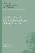 Cover: Porphyry: On Abstinence from Killing Animals - Bloomsbury Academic