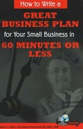 Cover: How to Write a Great Business Plan for Your Small Business in 60 Seconds or Less - Atlantic Publishing Co