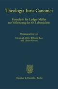 Cover: Theologia Iuris Canonici. - Duncker & Humblot