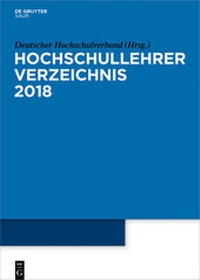 Bild vergrößern Bild: Hochschullehrer Verzeichnis / Universitäten Deutschland - De Gruyter Saur