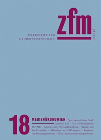 Abbildung von: Zeitschrift für Medienwissenschaft 18 - transcript
