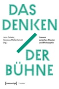 Cover: Das Denken der B&uuml;hne - transcript