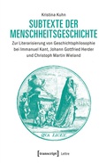 Cover: Subtexte der Menschheitsgeschichte - transcript