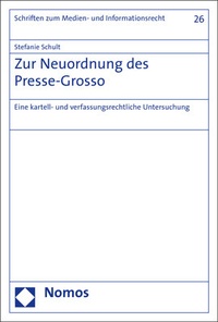 Abbildung von: Zur Neuordnung des Presse-Grosso - Nomos
