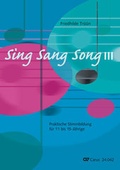 Cover: SingSangSong III - Carus-Verlag