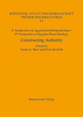 Cover: 8. Symposium zur &auml;gyptischen K&ouml;nigsideologie/8th Symposium on Egyptian Royal Ideology - Harrassowitz Verlag