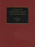 Cover: Dictionary of Medieval Latin from British Sources - Oxford University Press