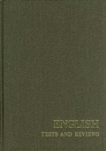 Cover: English Tests and Reviews - Buros Institute of Mental Measurements,U.S.
