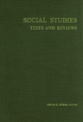 Cover: Social Science Tests and Reviews - Buros Institute of Mental Measurements,U.S.