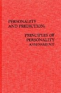 Enlarge image Cover: Personality and Prediction - Krieger Publishing Company