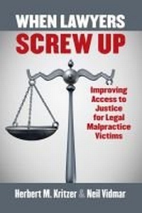 Abbildung von: When Lawyers Screw Up - University Press of Kansas