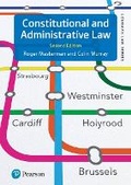 Cover: Constitutional and Administrative Law - Pearson Education Limited