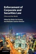 Cover: Enforcement of Corporate and Securities Law - Cambridge University Press
